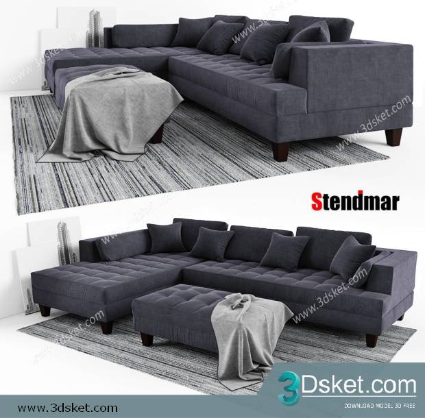 3D Model Sofa Free Download 0721