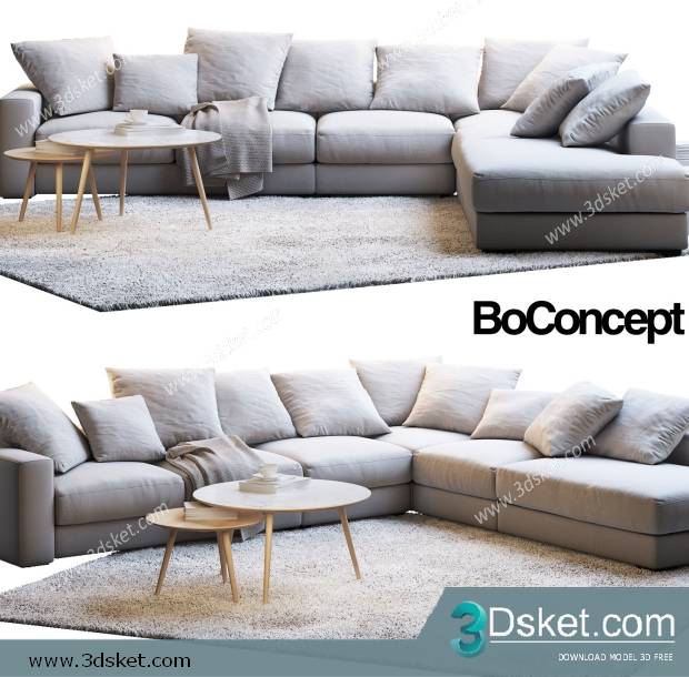 3D Model Sofa Free Download 0723
