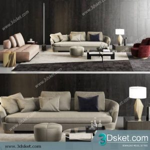 3D Model Sofa Free Download 0724