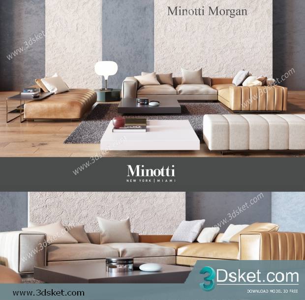 3D Model Sofa Free Download 0725