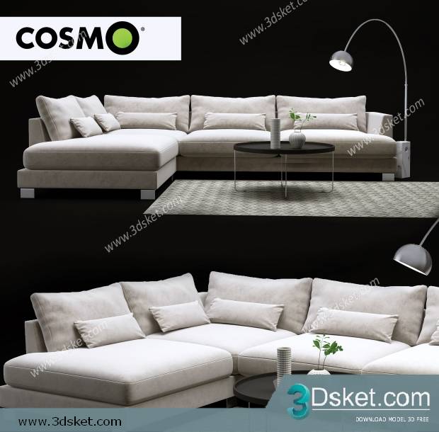 3D Model Sofa Free Download 0726