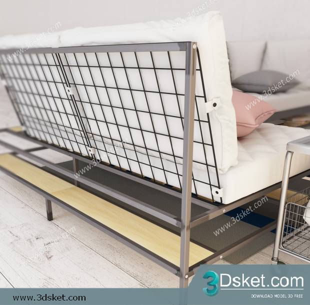 3D Model Sofa Free Download 0728