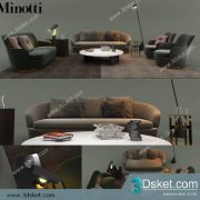 3D Model Sofa Free Download 0729