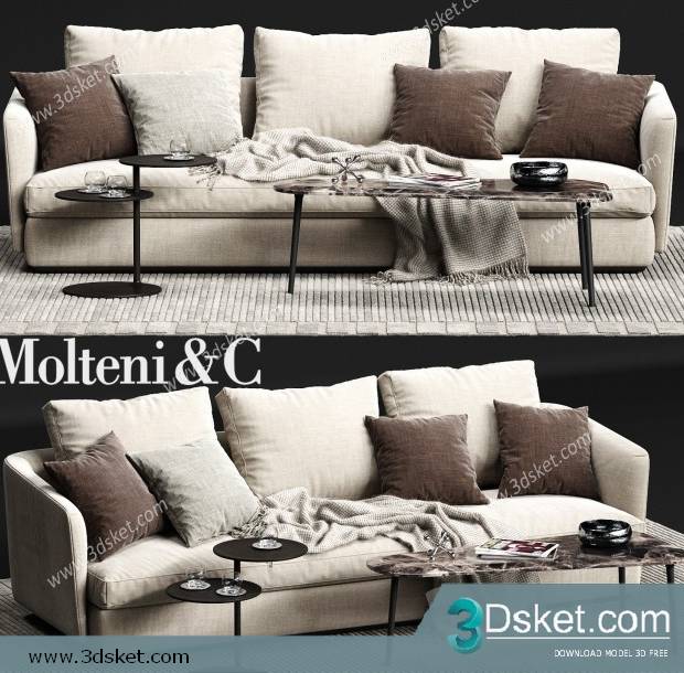 3D Model Sofa Free Download 0731