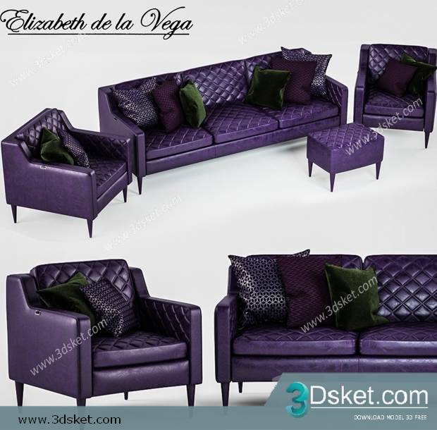 3D Model Sofa Free Download 0737