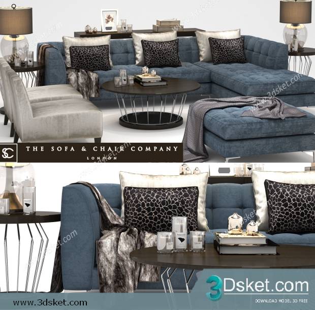 3D Model Sofa Free Download 0738