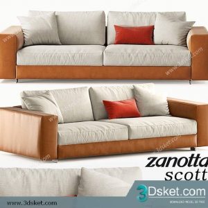 3D Model Sofa Free Download 0740