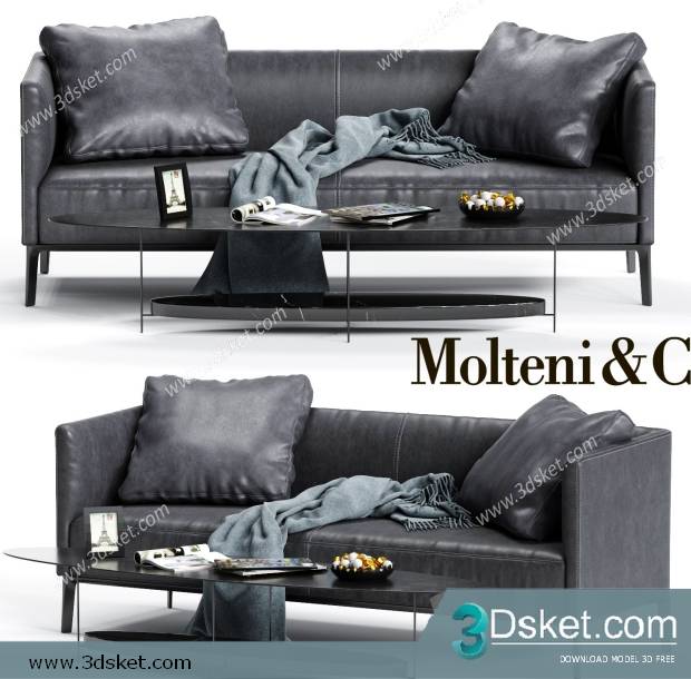 3D Model Sofa Free Download 0742