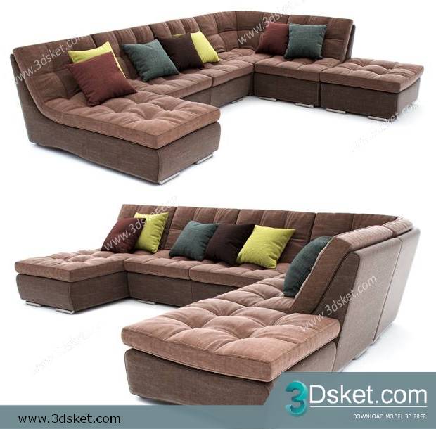 3D Model Sofa Free Download 0343