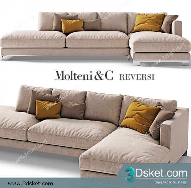3D Model Sofa Free Download 0344