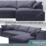 3D Model Sofa Free Download 0345