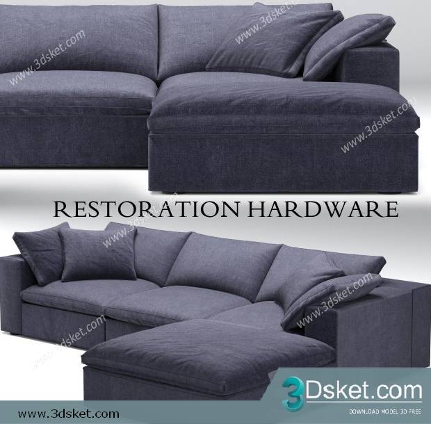 3D Model Sofa Free Download 0345