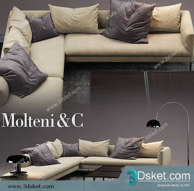 3D Model Sofa Free Download 0347