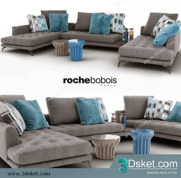 3D Model Sofa Free Download 0349