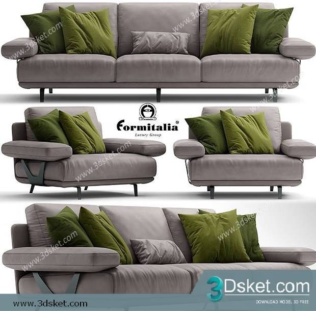 3D Model Sofa Free Download 0350