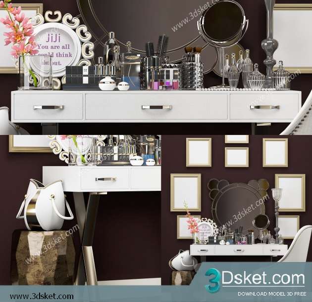 Free Download Decorative set 3D Model 0293