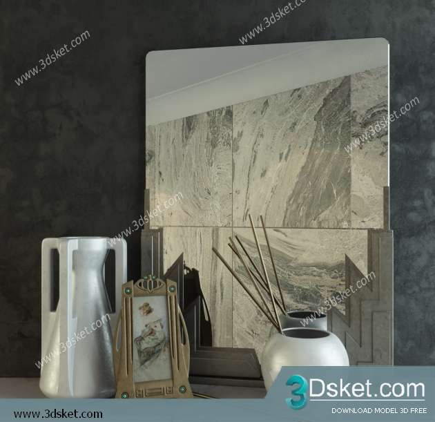 Free Download Decorative set 3D Model 0295