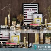 Free Download Decorative set 3D Model 0296