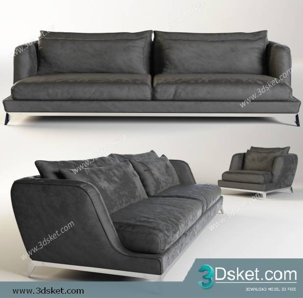 3D Model Sofa Free Download 0355