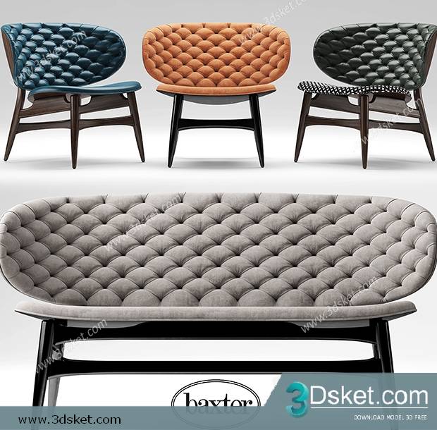 3D Model Sofa Free Download 0356