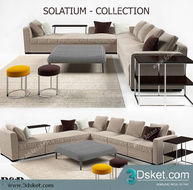 3D Model Sofa Free Download 0360