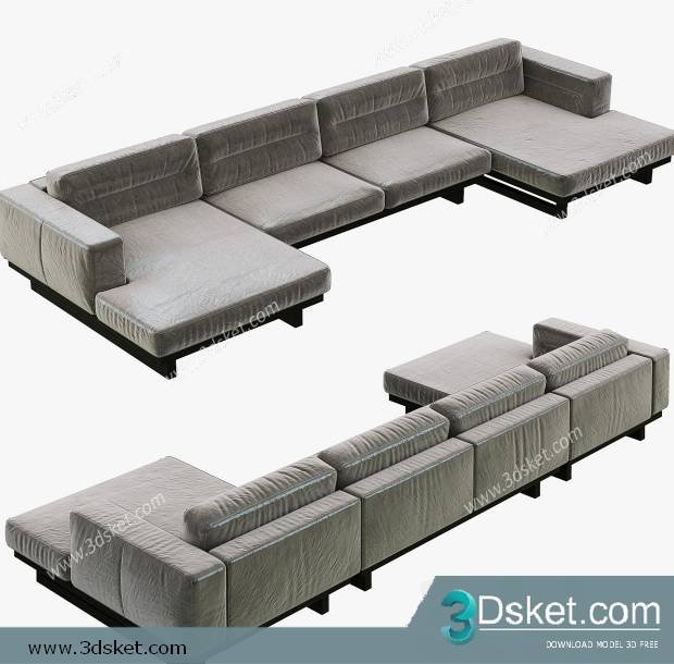 3D Model Sofa Free Download 0364