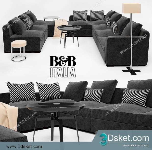 3D Model Sofa Free Download 0365