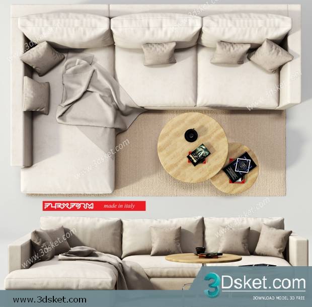 3D Model Sofa Free Download 0366