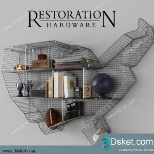 Free Download Decorative set 3D Model 0303