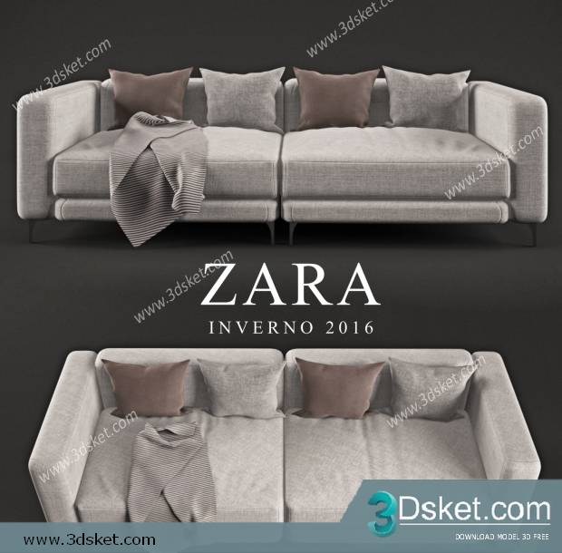 3D Model Sofa Free Download 0368