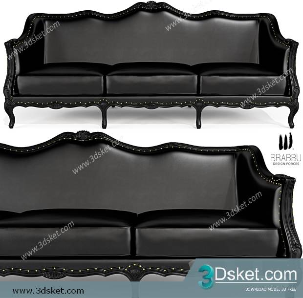 3D Model Sofa Free Download 0372