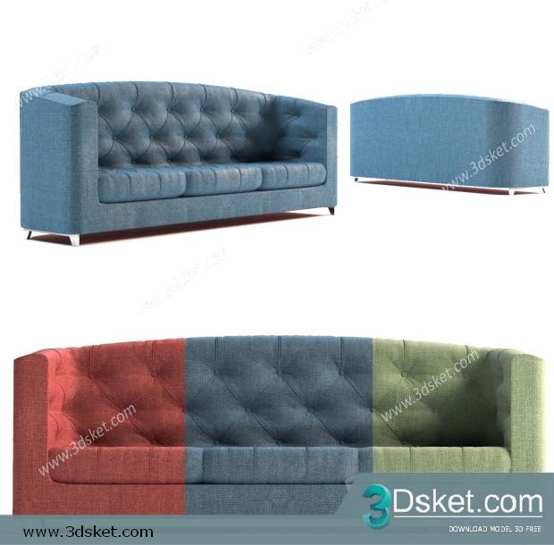 3D Model Sofa Free Download 0375