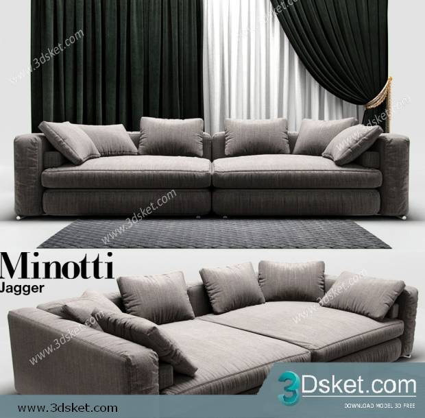 3D Model Sofa Free Download 0378