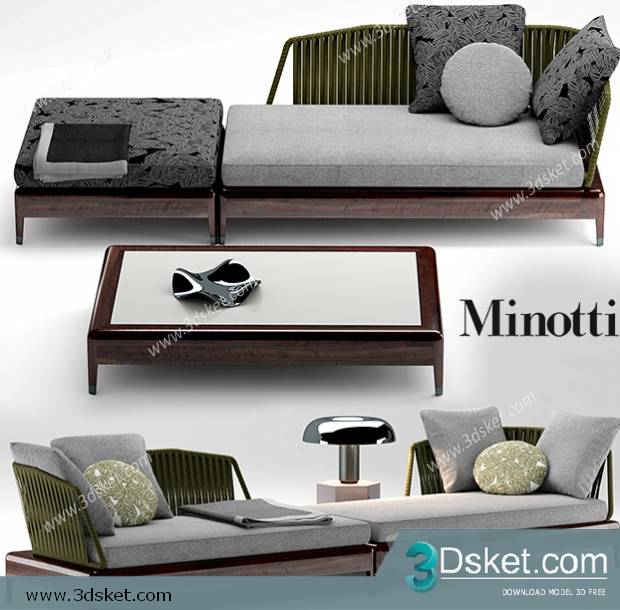 3D Model Sofa Free Download 0382