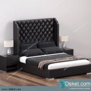 3D Model Bed Free Download Giường 290