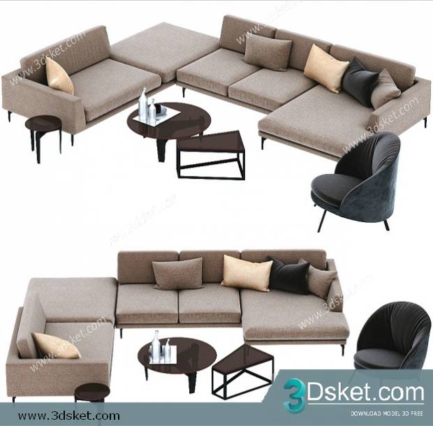 3D Model Sofa Free Download 0387