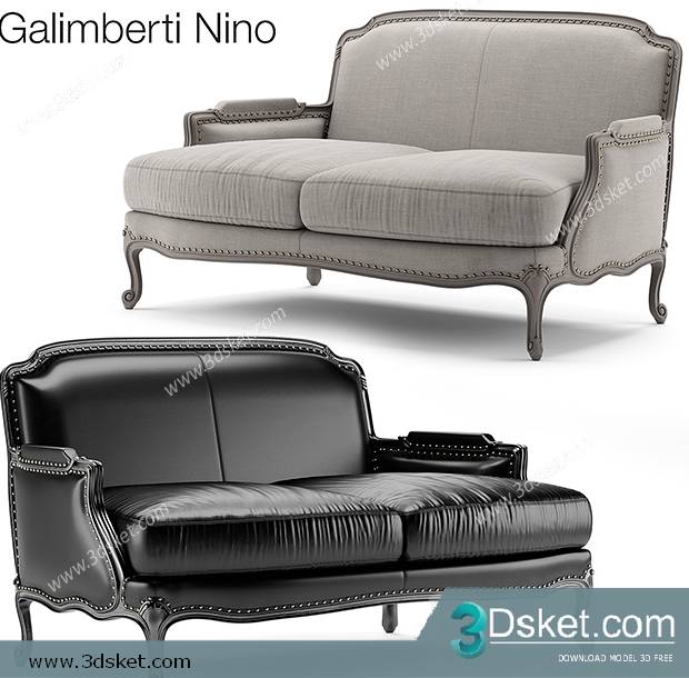 3D Model Sofa Free Download 0393