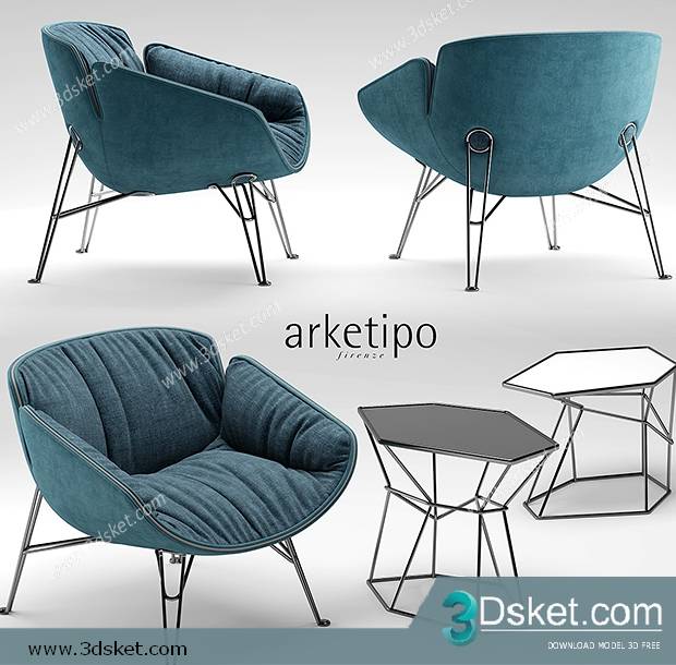 3D Model Sofa Free Download 0397