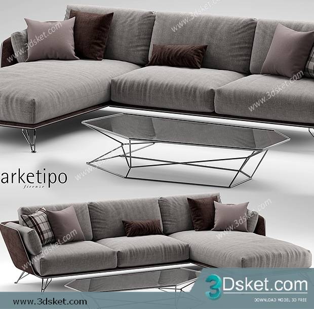 3D Model Sofa Free Download 0398