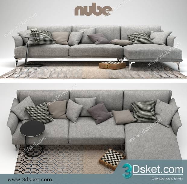 3D Model Sofa Free Download 0401