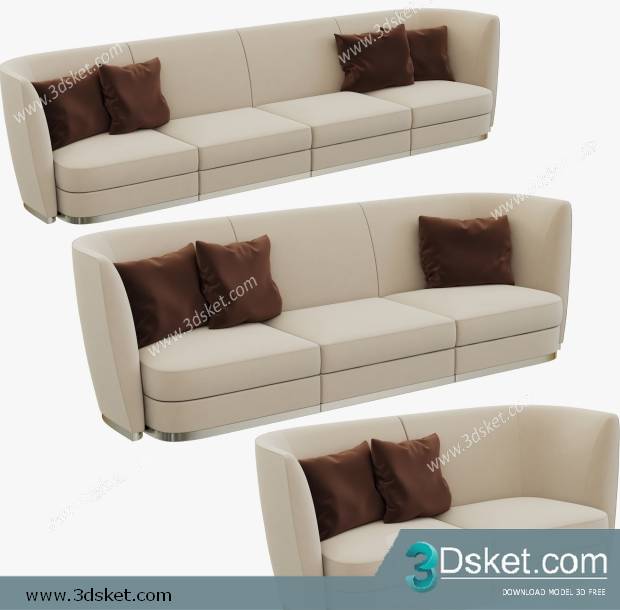 3D Model Sofa Free Download 0402