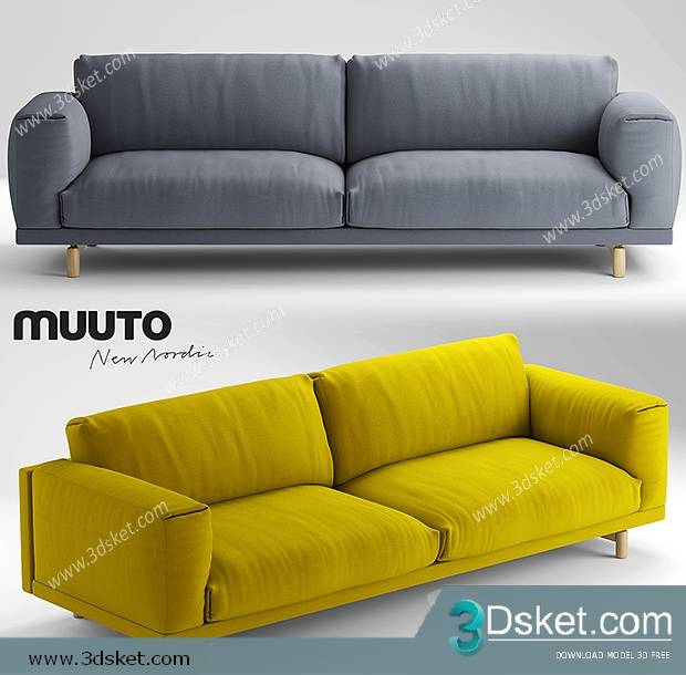 3D Model Sofa Free Download 0404