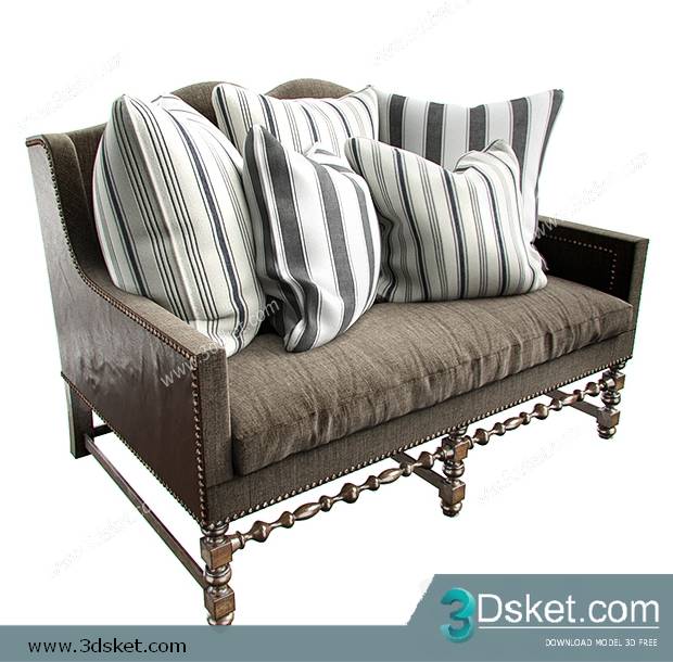 3D Model Sofa Free Download 0405