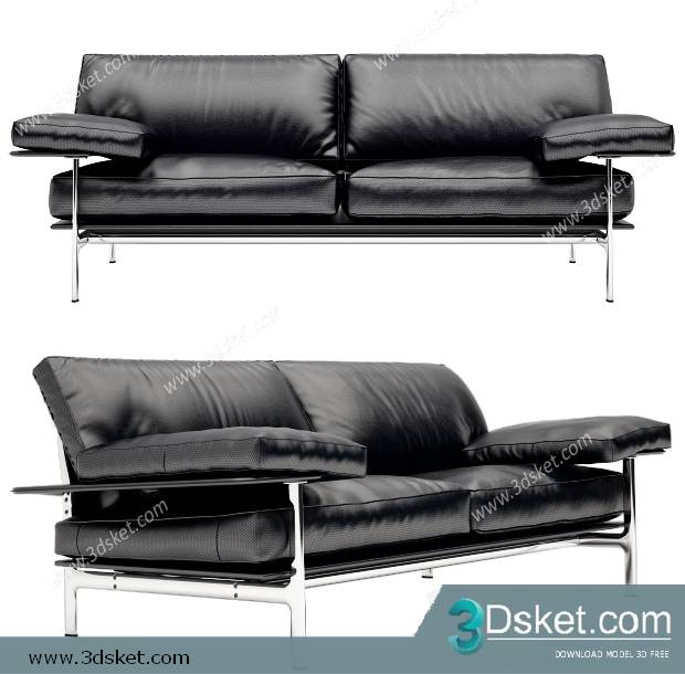 3D Model Sofa Free Download 0407