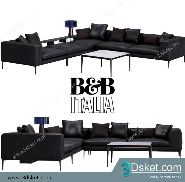 3D Model Sofa Free Download 0408