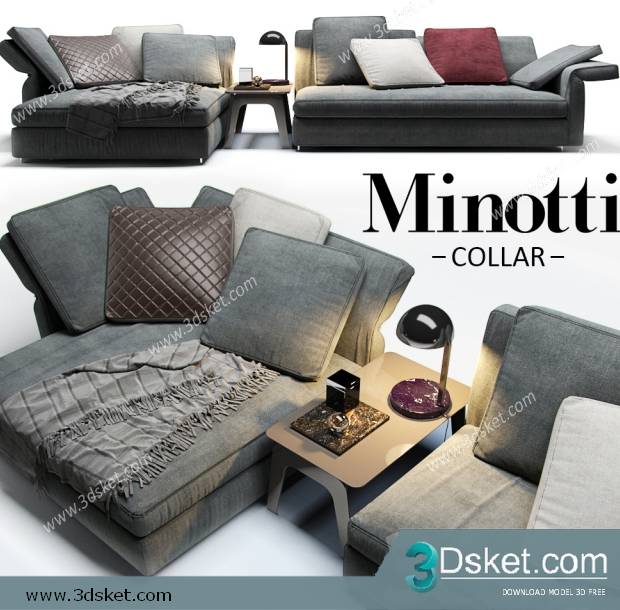 3D Model Sofa Free Download 0409
