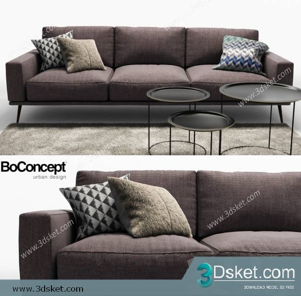 3D Model Sofa Free Download 0410