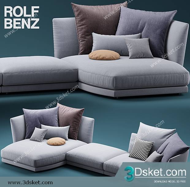 3D Model Sofa Free Download 0412