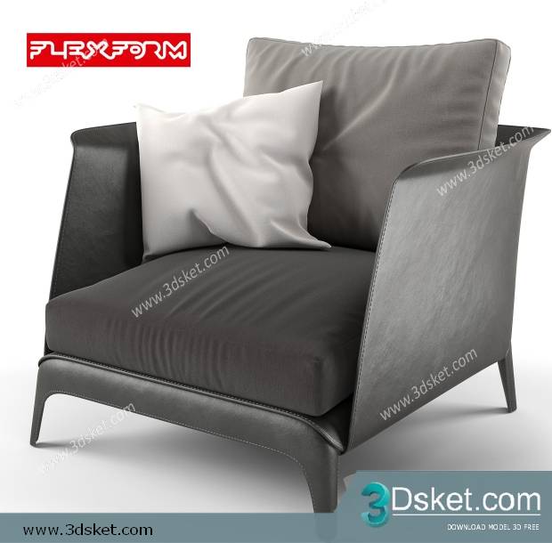 3D Model Sofa Free Download 0414
