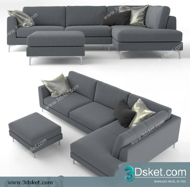 3D Model Sofa Free Download 0420